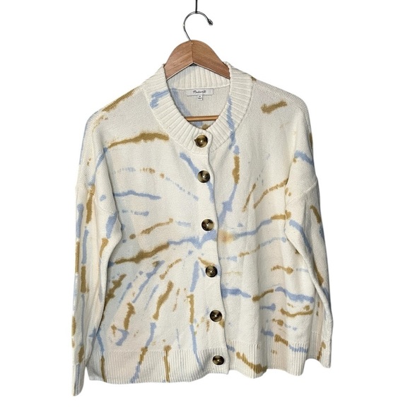 Madewell Tie Dye Broadway Cardigan Sweater - Picture 3 of 11